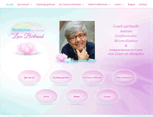 Tablet Screenshot of lucebertrand.com